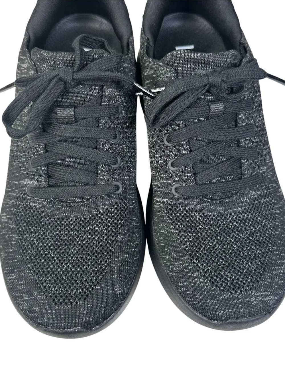 Kizik Lima Shoes Mens 7.5 Black Heather Hands Free Sneakers G3FC Comfort Slip On